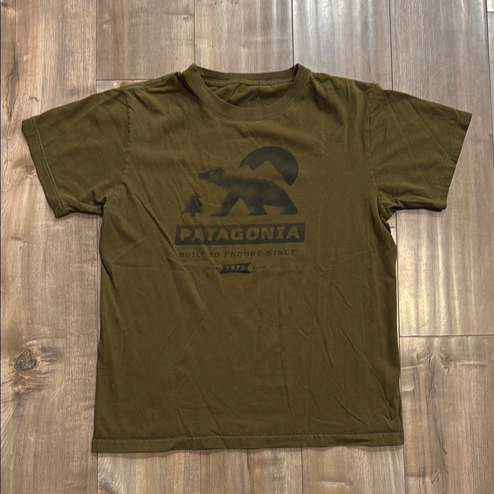 Patagonia Olive Green Graphic T-Shirt